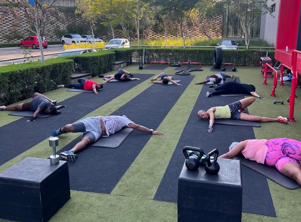 Corporate group training session